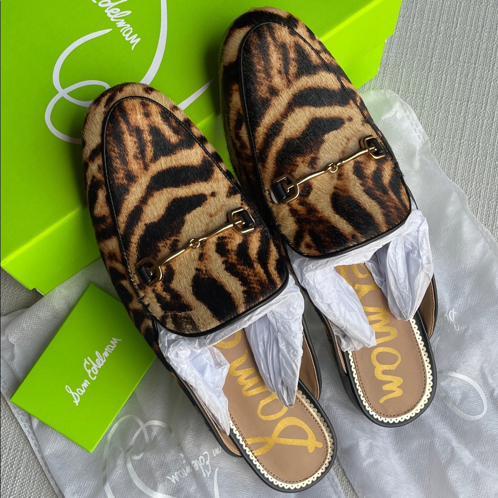 Sam Edelman Linnie Mule (Women) BROWN LEOPARD, Size 8 M
